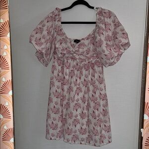 Floral Puff Sleeve Dress